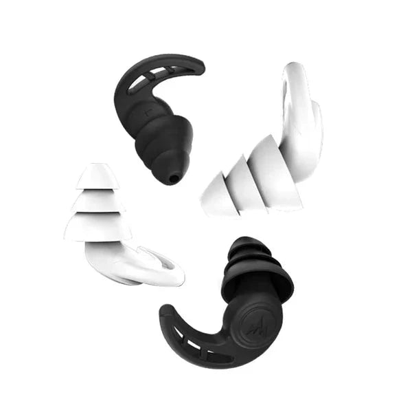 Protetor auricular de silicone com estojo – confortável, reutilizável e ideal para bloquear ruídos durante o sono ou estudos