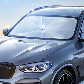 Protetor de vidro de carro contra sol, chuva e sujeira.