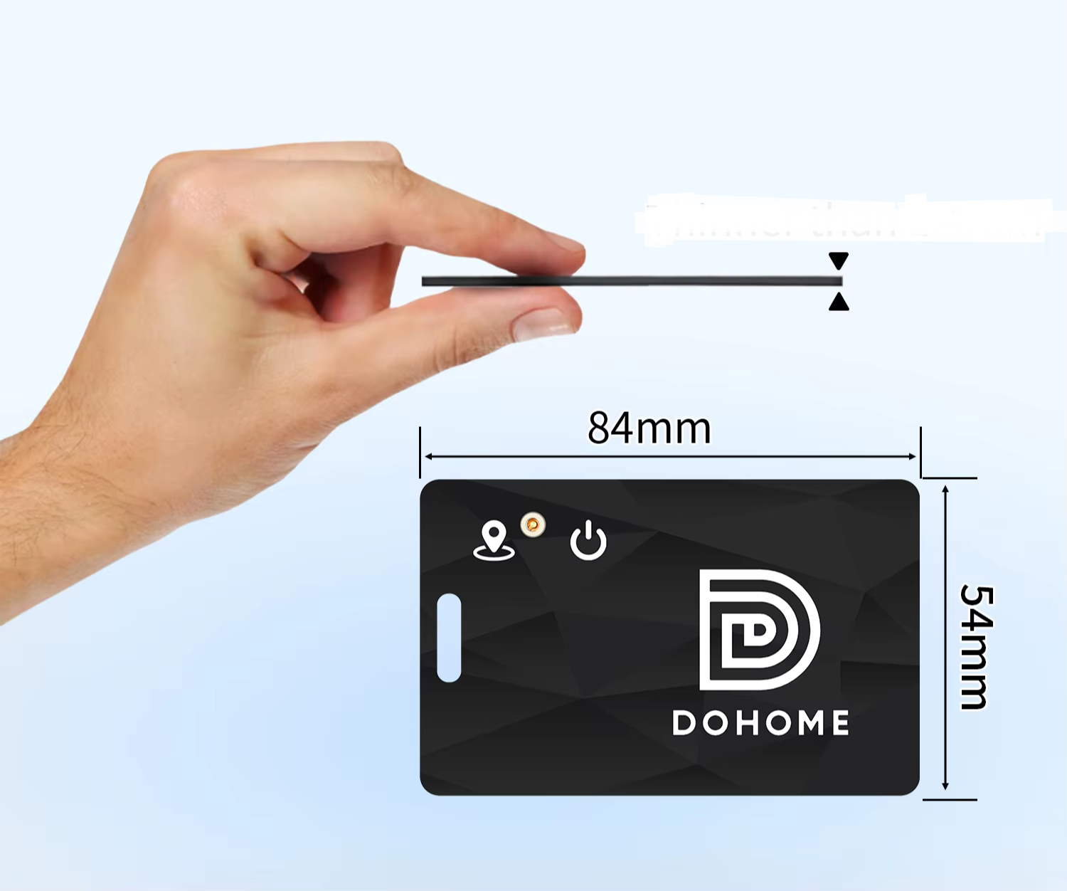 Rastreador veicular GPS modelo cartão discreto e preciso.