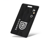 Rastreador veicular GPS modelo cartão discreto e preciso.