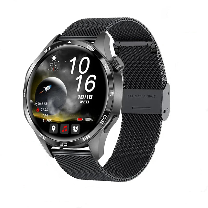 Smartwatch Bluetooth GPS 2025 com monitor cardíaco, chamadas, notificações e rastreamento esportivo, ideal para saúde e desempenho