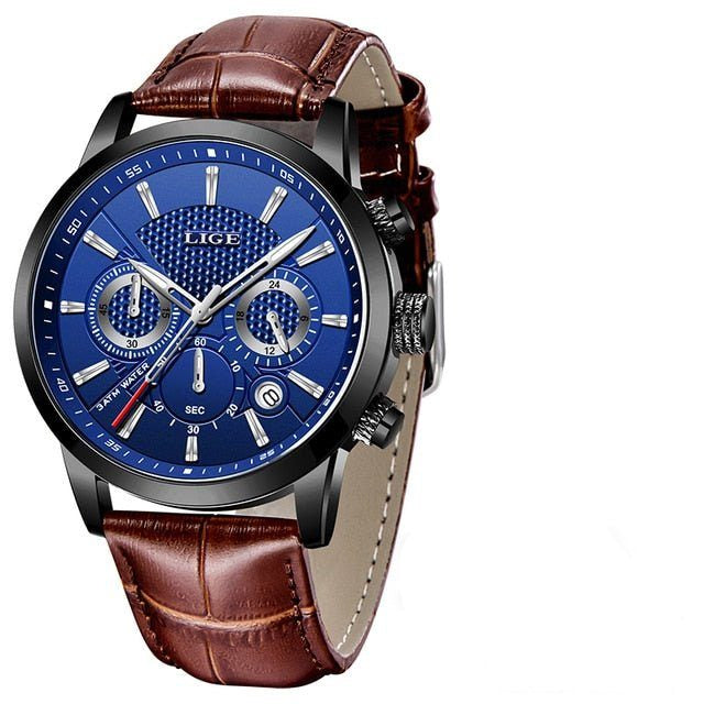 Relógio inteligente em titânio moderno, resistente e sofisticado.