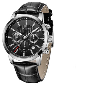 Relógio inteligente em titânio moderno, resistente e sofisticado.