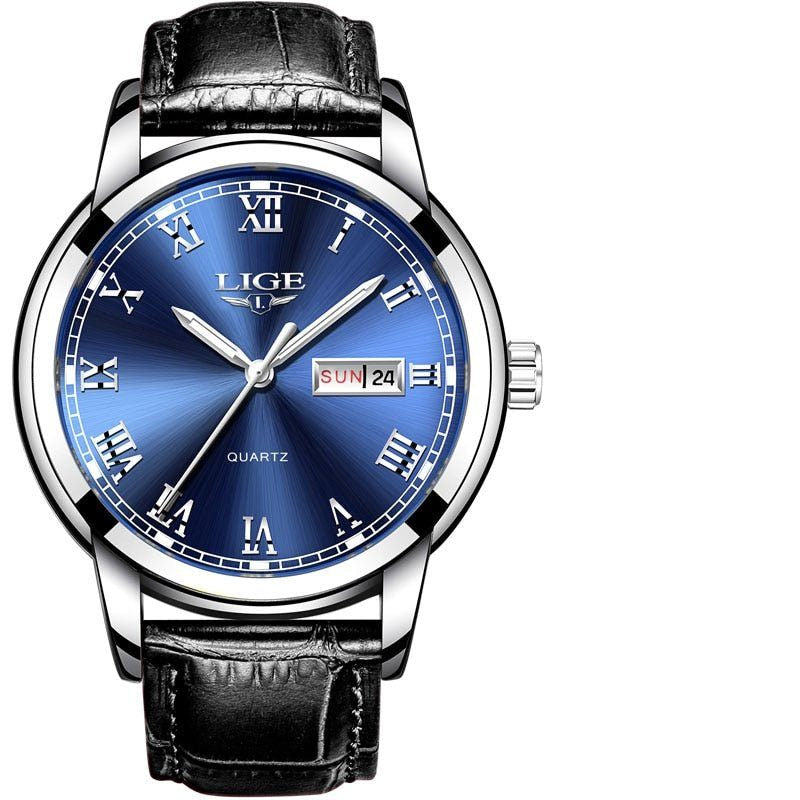 Relógio inteligente em titânio moderno, resistente e sofisticado.