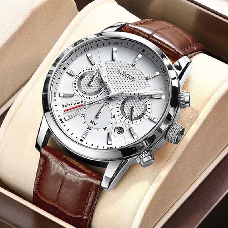 Relógio masculino titanium leve, resistente e elegante. Ideal para uso diário ou ocasiões formais.