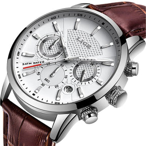 Relógio masculino titanium leve, resistente e elegante. Ideal para uso diário ou ocasiões formais.