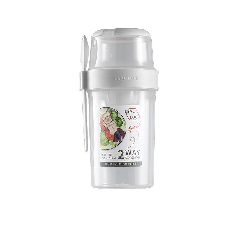 Salada no pote prática, saudável e pronta para consumo.