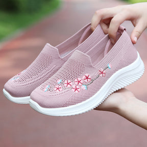 Sapatilha feminina ortopédica leve, confortável e estilosa.