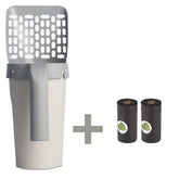 Scoop para gatos e cachorros prático, higiênico e resistente.