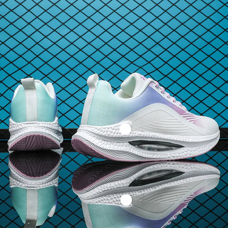 Tênis esportivos femininos 2025 com design moderno e ultra conforto.