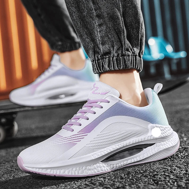 Tênis esportivos femininos 2025 com design moderno e ultra conforto.