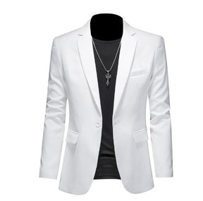 Blazer masculino elegante estilo casual, corte moderno, tecido premium e caimento impecável para trabalho e ocasiões especiais