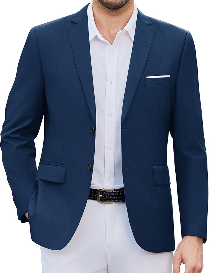 Blazer masculino elegante estilo casual, corte moderno, tecido premium e caimento impecável para trabalho e ocasiões especiais