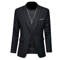 Blazer masculino elegante estilo casual, corte moderno, tecido premium e caimento impecável para trabalho e ocasiões especiais