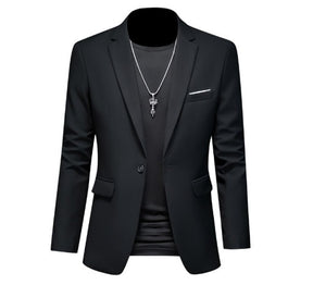 Blazer masculino elegante estilo casual, corte moderno, tecido premium e caimento impecável para trabalho e ocasiões especiais