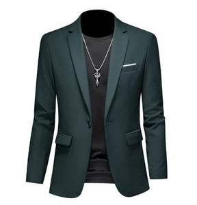 Blazer masculino elegante estilo casual, corte moderno, tecido premium e caimento impecável para trabalho e ocasiões especiais