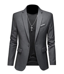 Blazer masculino elegante estilo casual, corte moderno, tecido premium e caimento impecável para trabalho e ocasiões especiais