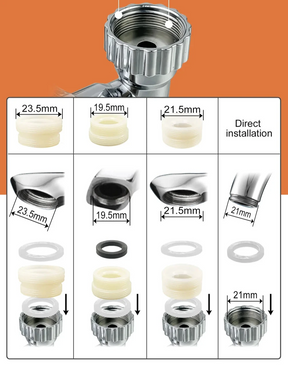 Torneira moderna, resistente e fácil de instalar.