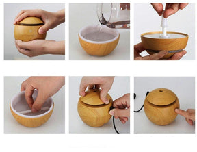 Umidificador de ar portátil que hidrata e melhora a respiração.