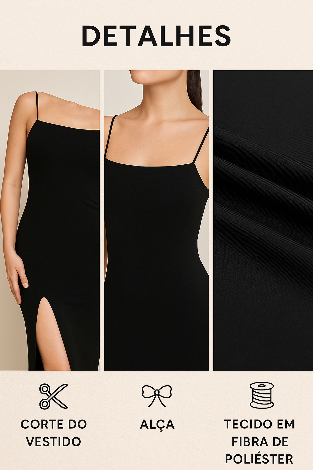 Vestido vermelho de Natal elegante, festivo e confortável.