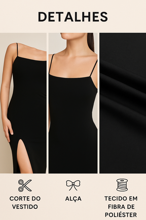 Vestido vermelho de Natal elegante, festivo e confortável.